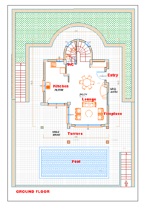 P405: План первого этажа