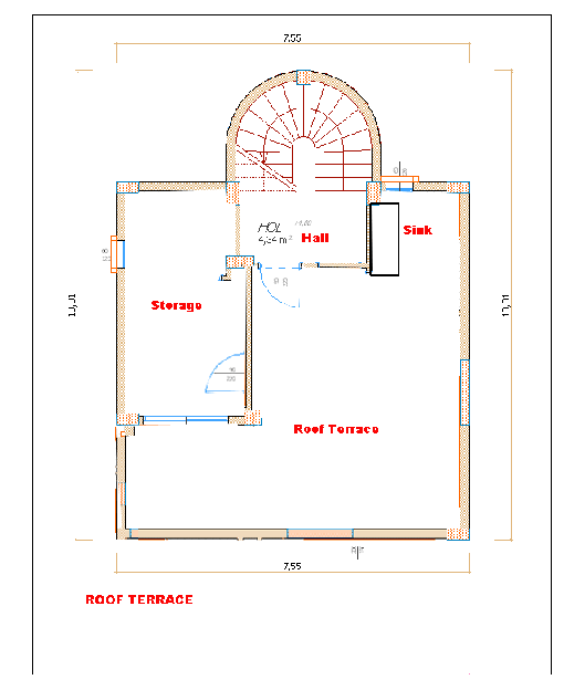 P405: Roof Floor Plan